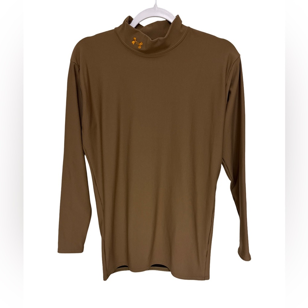 Under Armour Cold Gear Base Layer Long Sleeve Top Women’s Medium Brown